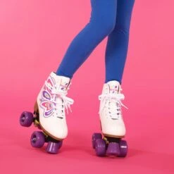 Rookie Butterfly Adjustable Roller Skates - White -Online Sports Store ROO 1021 BUT ADJ SKA WHI 5 39f7