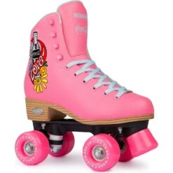 Rookie X Coca-Cola Love Quad Roller Skates - Pink