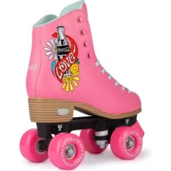 Rookie X Coca-Cola Love Quad Roller Skates - Pink -Online Sports Store ROO 122 COC COL LOV PIN 4 35dd