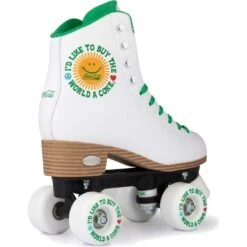Rookie X Coca-Cola Sunshine Quad Roller Skates - White -Online Sports Store ROO 123 COC COL SUN WHI 3 2716
