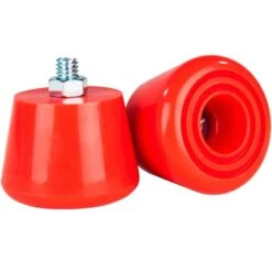 Rookie All Star Roller Skate Toe Stops - Red (2-Pack)