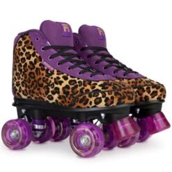 Rookie Harmony Quad Roller Skates - Leopard -Online Sports Store ROO 221 HAR MNY QUA LEO 4003 614a