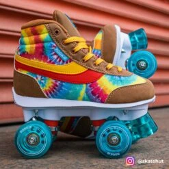 Rookie Legacy Quad Roller Skates - Tie Dye -Online Sports Store ROO 221 LEG ACY QUA TIE 4006 49af