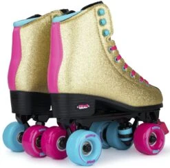 Rookie Bump Rollerdisco Quad Roller Skates - Gold -Online Sports Store ROO 721 BMP DIS QUA GOL 4004 3d6f