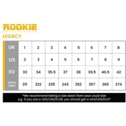 Rookie Legacy Quad Roller Skates - Tie Dye -Online Sports Store Rookie Legacy Skates Size Guide a1f7