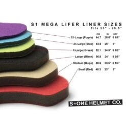 S1 Lifer Replacement Helmet Padding/Fitting Liner -Online Sports Store S1 714 HEL LIN 4003 5940
