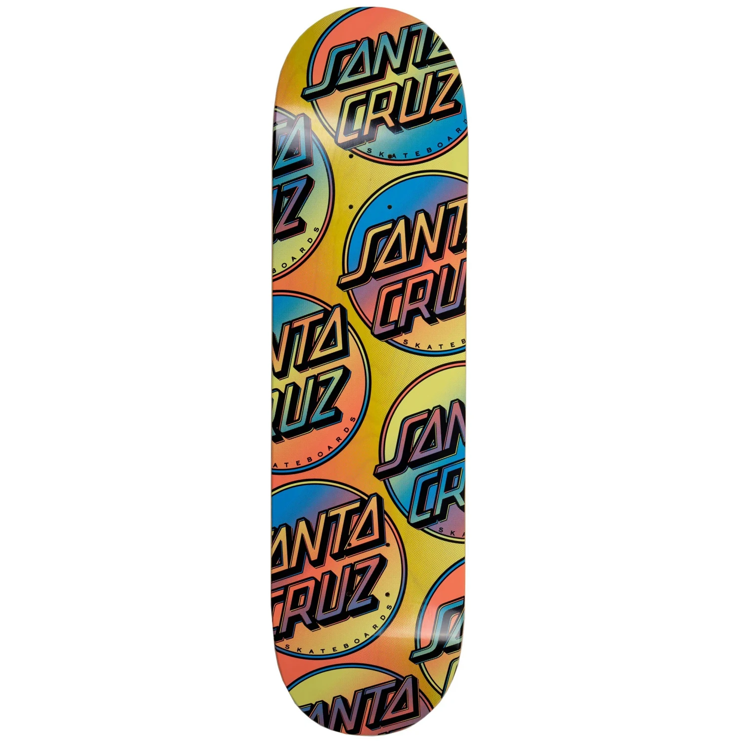 Santa Cruz Contra Allover Skateboard Deck - Multi 8.25'' 3 Santa Cruz Contra Allover Skateboard Deck - Multi 8.25''