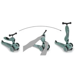 Scoot And Ride Highway Kick 1 Kids Scooter - Forest -Online Sports Store SCO 421 HWY KI1 SCO FOR 23 7600