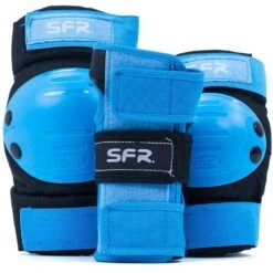 SFR Youth Ramp Triple Pad Set - Black/Blue -Online Sports Store SFR 1019 YOU PAD BLB 4002 7947