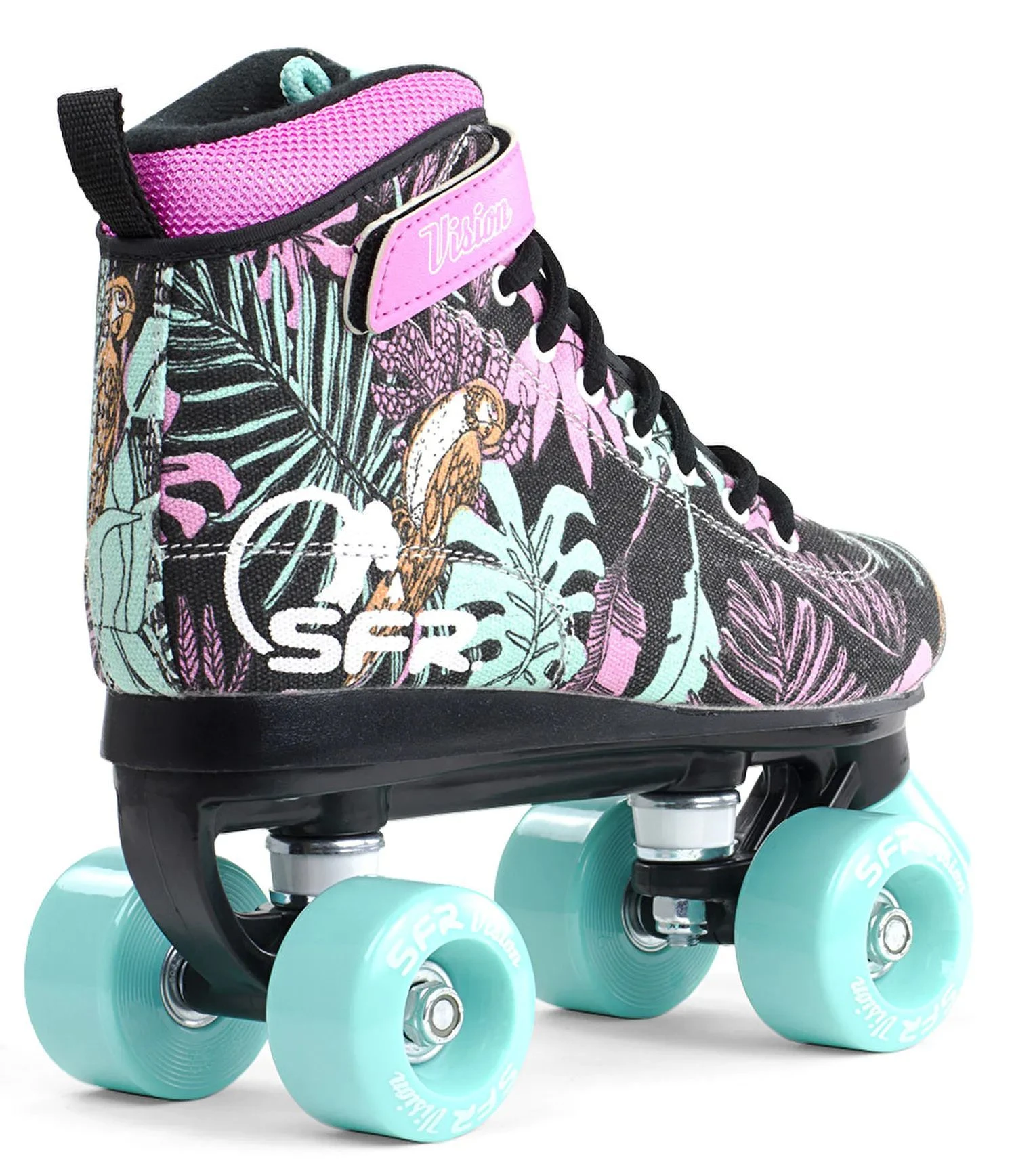 SFR Vision Canvas Quad Roller Skates - Floral 5 SFR Vision Canvas Quad Roller Skates - Floral - Image 3