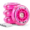 SFR Light Up Inline Skate Wheels - Pink 64mm -Online Sports Store SFR 617 L 00 379f