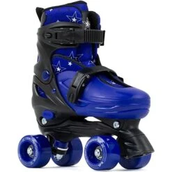 SFR Nebula Adjustable Roller Skates - Black/Blue