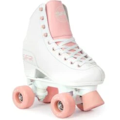 SFR Figure Quad Roller Skates - White/Pink