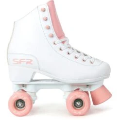 SFR Figure Quad Roller Skates - White/Pink -Online Sports Store SFR 918 FIG QUA SKA WHP 4002 4cad
