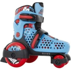 SFR Stomper Adjustable Junior Boy's Skates - Blue/Red