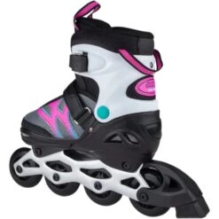Skatelife Motion Adjustable Inline Skates - Black/Pink -Online Sports Store SKA 820 MOT ADJ INL BLP 4002 9908