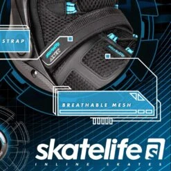 Skatelife Aztec Inline Roller Skates - Black/Blue -Online Sports Store SKA 821 AZT INL BKB 5 8cc1