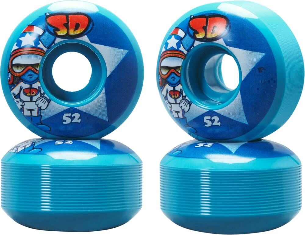 Speed Demons Characters Stars Skateboard Wheels - 53mm 3 Speed Demons Characters Stars Skateboard Wheels - 53mm
