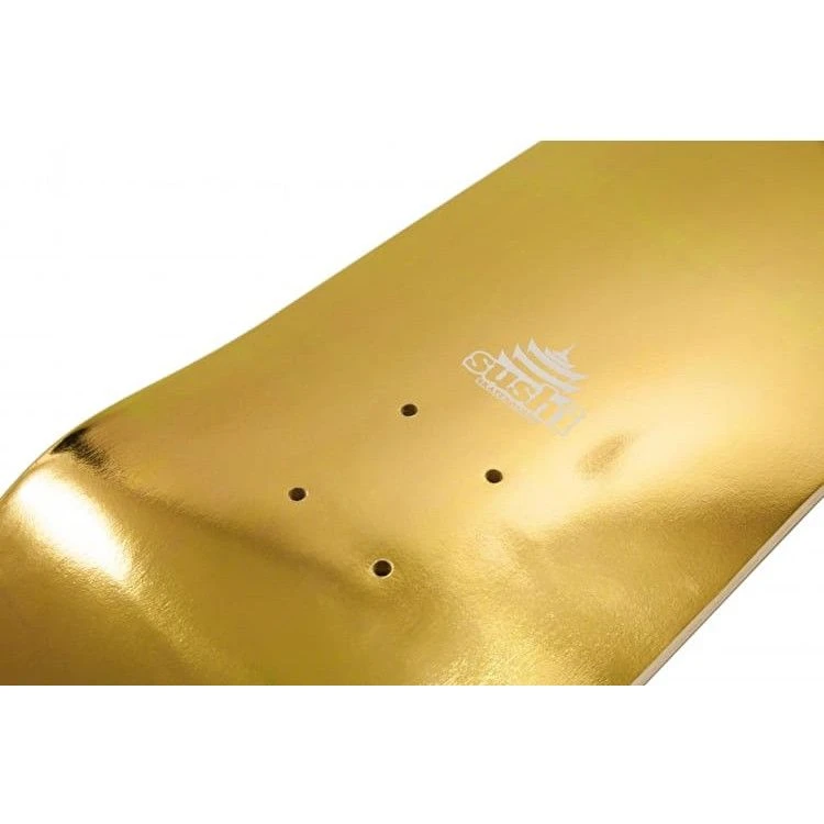 Sushi Pagoda Foil Skateboard Deck - Gold 8.125'' 4 Sushi Pagoda Foil Skateboard Deck - Gold 8.125'' - Image 2