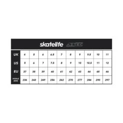 Skatelife Aztec Inline Roller Skates - Black/Blue -Online Sports Store Skatelife Aztec Size Guide b0b8