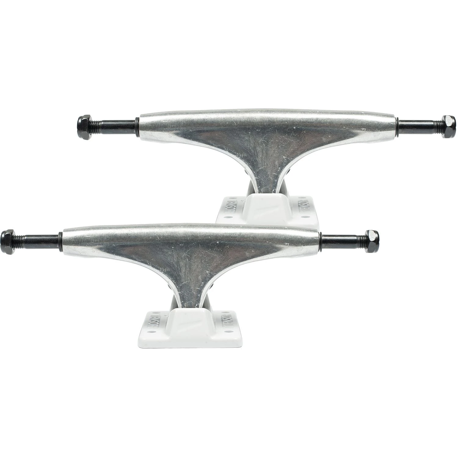 Tensor Alloys Skateboard Trucks - Raw/White 5" 3 Tensor Alloys Skateboard Trucks - Raw/White 5"