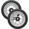 UrbanArtt Civic Scooter Wheels 110mm (Pair) - Black/Raw -Online Sports Store URB 1020 CIV SCO WHE 110 BRA 1 163b