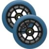 UrbanArtt Civic 115mm X 30mm Scooter Wheels (Pair) - Black/Arctic Blue -Online Sports Store URB 821 CVC 115 WHE BAB 00 29df