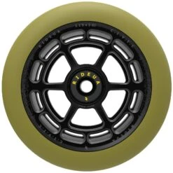 UrbanArtt Civic 115mm X 30mm Scooter Wheels (Pair) - Black/Army Green -Online Sports Store URB 821 CVC 115 WHE BAG 50 19a4