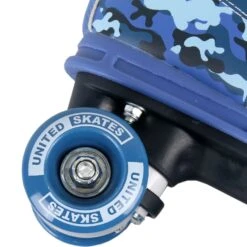 United Skates Vibe Quad Roller Skates - Camo Blue -Online Sports Store USK 2020 VIB QSK BCM 06 9449
