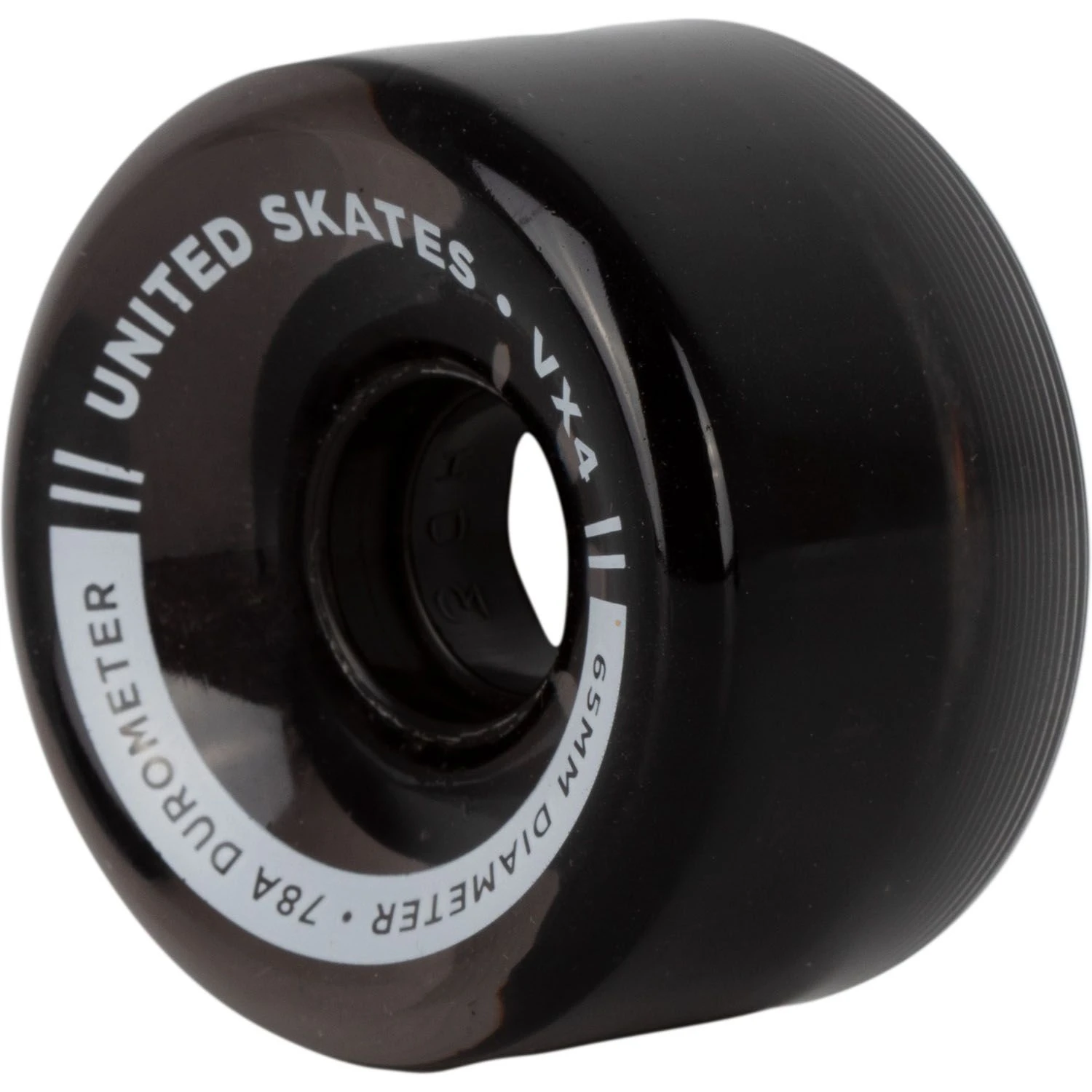 United Skates VX4 Elite 65mm X 36mm 78A Quad Roller Skate Wheels - Smoke 5 United Skates VX4 Elite 65mm X 36mm 78A Quad Roller Skate Wheels - Smoke - Image 3