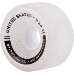 United Skates VX4 Elite 65mm X 36mm 78A Quad Roller Skate Wheels - Clear Glitter 7 United Skates VX4 Elite 65mm X 36mm 78A Quad Roller Skate Wheels - Clear Glitter -Online Sports Store USK 2021 VX4 65 78A QSW CLG 2 7742