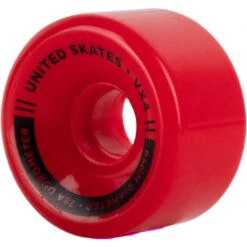 United Skates VX4 Elite 65mm X 36mm 78A Quad Roller Skate Wheels - Red -Online Sports Store USK 2021 VX4 65 78A QSW RED 2 56ca
