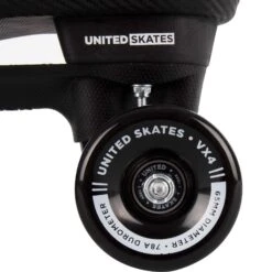 United Skates VX4 Elite Quad Roller Skates - Black -Online Sports Store USK 622 VX4 QSK COM BLK 5 ccfb