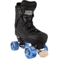 United Skates VX4 Elite Quad Roller Skates - Marble Blue/White