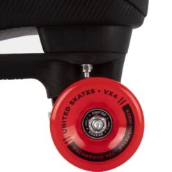 United Skates VX4 Elite Quad Roller Skates - Red Translucent -Online Sports Store USK 622 VX4 QSK COM RTR S07 3 a541