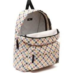 Vans Deana III 22L Backpack - Marshmallow/Ashley Blue Check -Online Sports Store VAN 822 DE3 CHK BAG MAB 3 353d