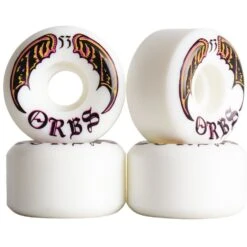 Welcome Orbs Specters Conical 99a Skateboard Wheels - White 53mm
