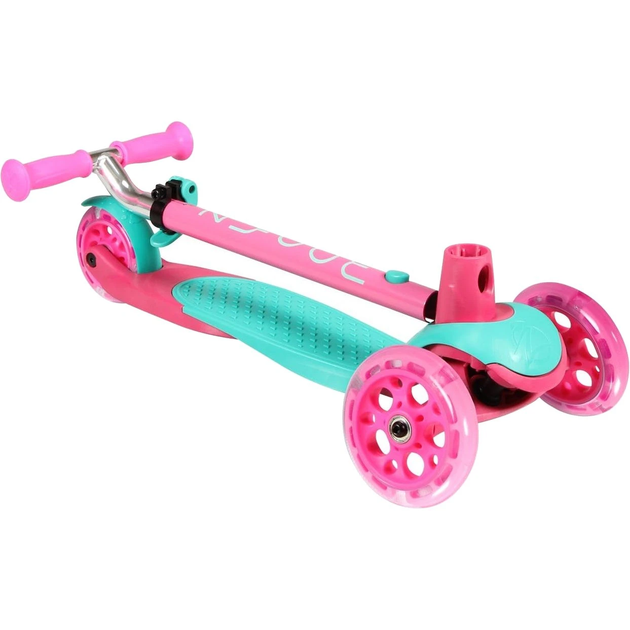 Zycom Zing Complete Scooter W/Light Up Wheels - Teal/Pink 5 Zycom Zing Complete Scooter W/Light Up Wheels - Teal/Pink - Image 3